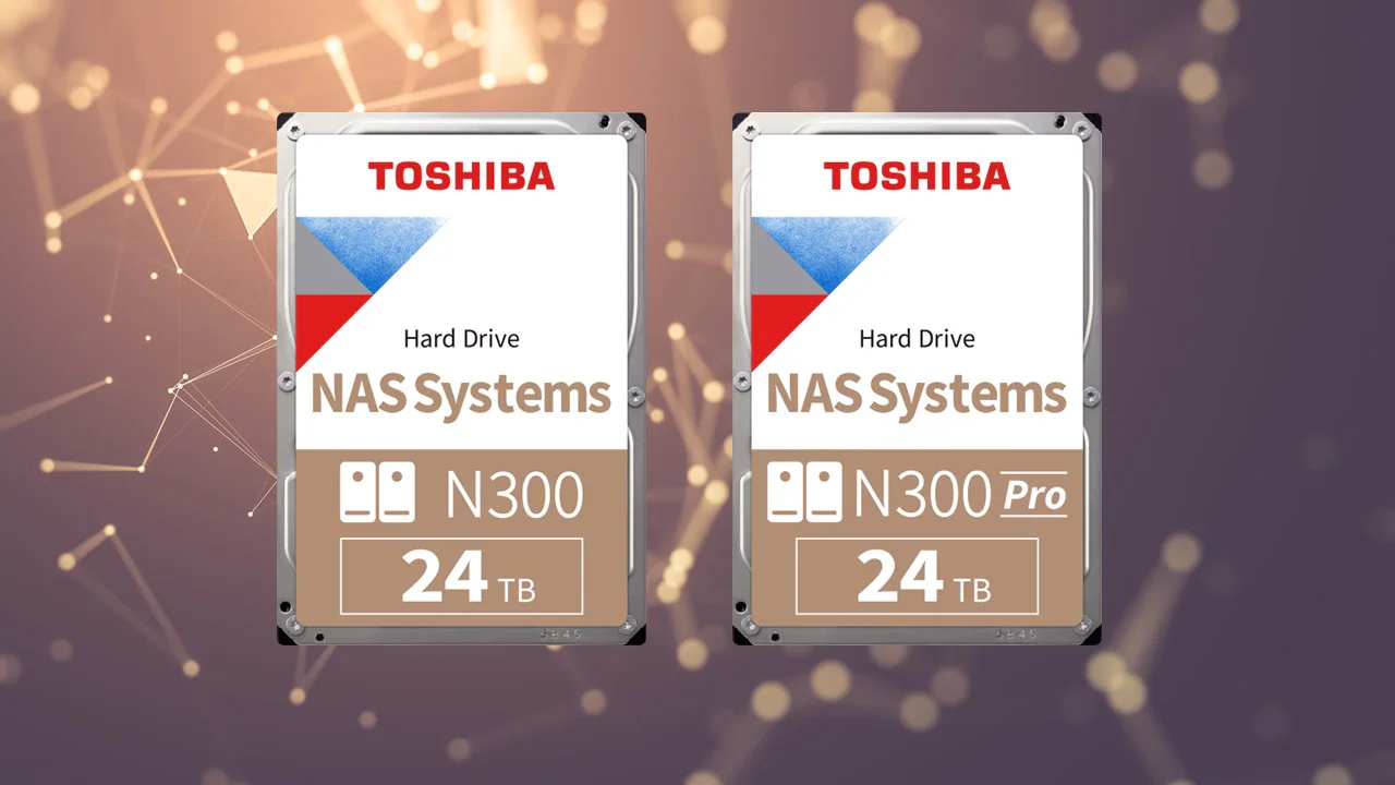Toshiba 24TB N300 и N300 Pro HDD